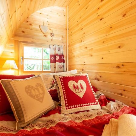 Cabane En Bois Avec Bain Nordique Asnieres-sur-Vegre Dış mekan fotoğraf