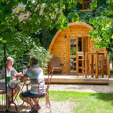 Cabane En Bois Avec Bain Nordique Asnieres-sur-Vegre Dış mekan fotoğraf