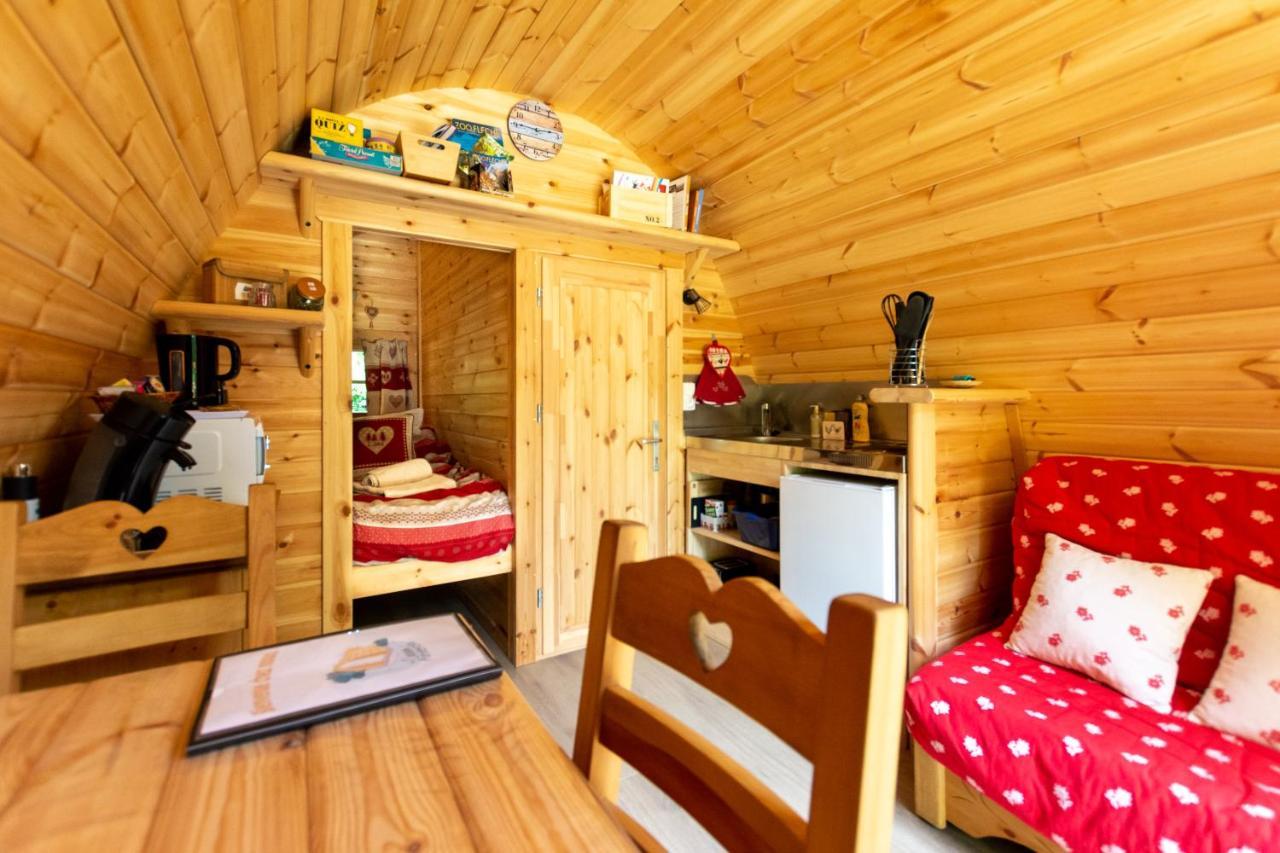 Cabane En Bois Avec Bain Nordique Asnieres-sur-Vegre Dış mekan fotoğraf
