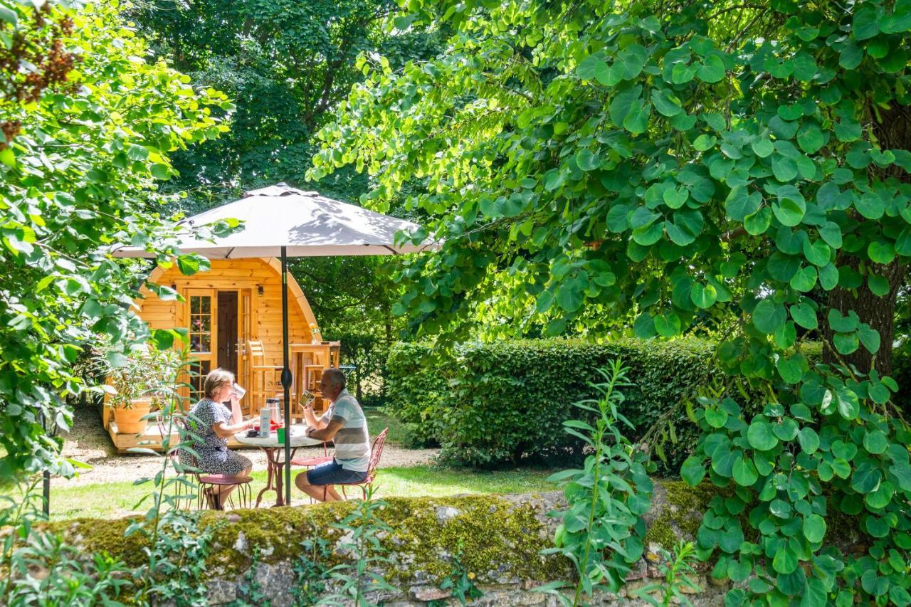 Cabane En Bois Avec Bain Nordique Asnieres-sur-Vegre Dış mekan fotoğraf