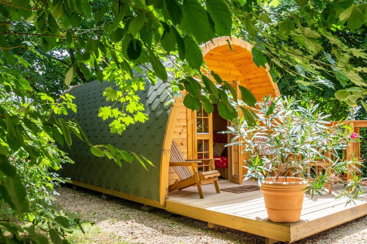 Cabane En Bois Avec Bain Nordique Asnieres-sur-Vegre Dış mekan fotoğraf